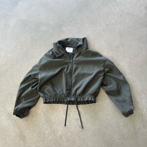 Old Navy Women's Charcoal Bomber Jacket